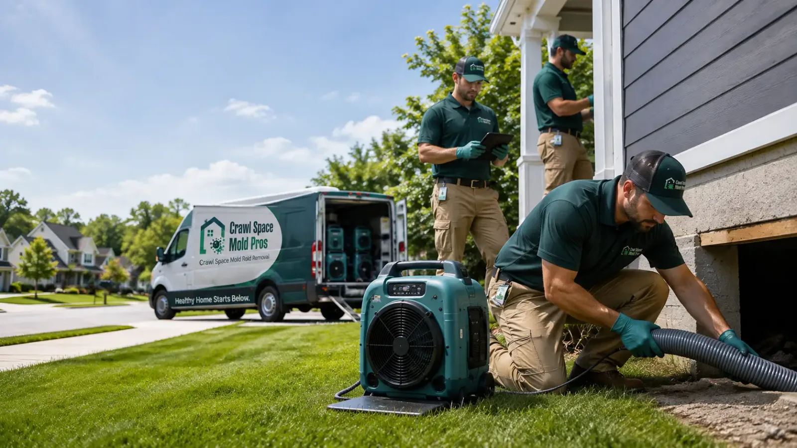 Crawl Space Mold Removal in Arnold, NE